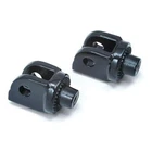 Kuryakyn Footpeg Adapters - Splined Gloss Black 8869 New. Price: $91.47.