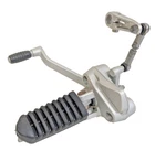 Moto GUZZI-2017-20 V7 Iii: Front Left Footrest With Bracket & Gear Change Lever Used. Price: $294.75.