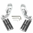 Motorcycle Highway Foot Pegs For Harley Touring Road King Steet Glide 1-1/4" Bar New. Price: $64.29.