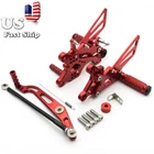 Fits Yamaha Yzf R6S 2006-2023 Cnc Red Adjustable Rearsets Foot Pegs Pedal New. Price: $116.67.