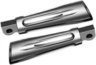 Arlen Ness Foot Pegs Deep Cut Chrome 1" Longer Billet Aluminum Harley 06-470 New. Price: $185.99.