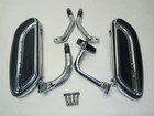 Harley-davidson 2007 Road King Cvo Front Rider Footboards Mounts Ironside Chrome Used. Price: $199.00.