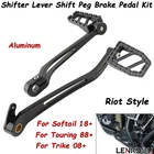 Shifter Peg Brake Pedal Lever Kit For Harley Softail 114 Heritage Classic Slim New. Price: $86.99.