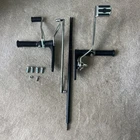 93-02 Harley Dyna Oem Wrinkle Black/chrome Forward Controls W/mounting Hardware Used. Price: $249.99.