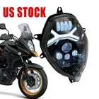 E9 Led Upgrade Headlight For Suzuki DL650X DL650A DL1000A DL1000XA Drl New. Price: $299.99.