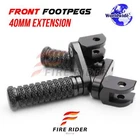 For Suzuki GSX1300R Hayabusa 08-22 M-grip Front Foot Pegs 40MM Lowering Black New. Price: $70.12.