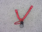 1986 Yamaha XT350 Oem Rear Right Footrest / Bracket Fits: 85-86 Used. Price: $42.00.
