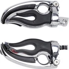 Kuryakyn 4411 Chrome Flamin' Switch Blade Heel Rest Foot Pegs W/ Male Mount New. Price: $295.99.