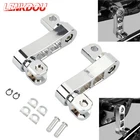 Chrome Foot Pegs Mount Bracket Extension For Harley Touring Road King Sportster New. Price: $20.32.