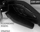 Can-am 20'-24' Spyder Risers (short Reach Floorboard)- 219401163 New. Price: $288.99.