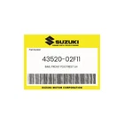 Suzuki Genuine Bar, Front Footrest Lh 43520-02F11 New. Price: $62.08.